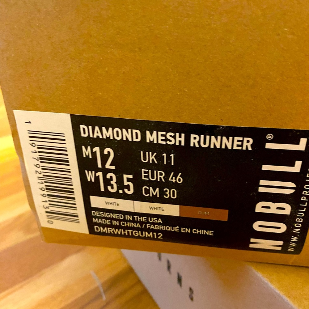 Nobull Diamond Mesh Runner - White